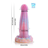 Load image into Gallery viewer, Soft Silicone Light up Fantasy Anal Dildo