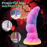 Load image into Gallery viewer, Colorful Dragon Light Up Fantasy Anal Dildos