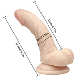 Load image into Gallery viewer, White Dildo Silicone With Suction Cup Balls