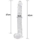 Load image into Gallery viewer, 16 inch jelly dildo