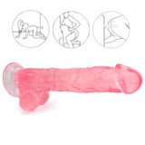 Load image into Gallery viewer, 10 inch pink dildo