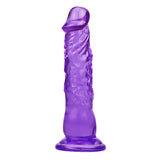 Load image into Gallery viewer, 8 Inch extra straight purple dildo