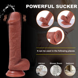 Load image into Gallery viewer, Vibrating Dildo Ejaculating Lifelike