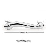 Load image into Gallery viewer, Stainless Steel Dildo Dual Head Massage