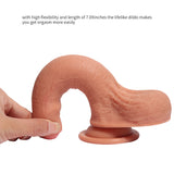 Load image into Gallery viewer, Realistic Uncut Dildo Silicone 7 inch