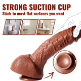 Load image into Gallery viewer, Human Size Curved Realistic Dildo