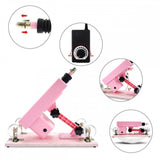 Load image into Gallery viewer, Pink Female Sex Machine with Dildo Accessories