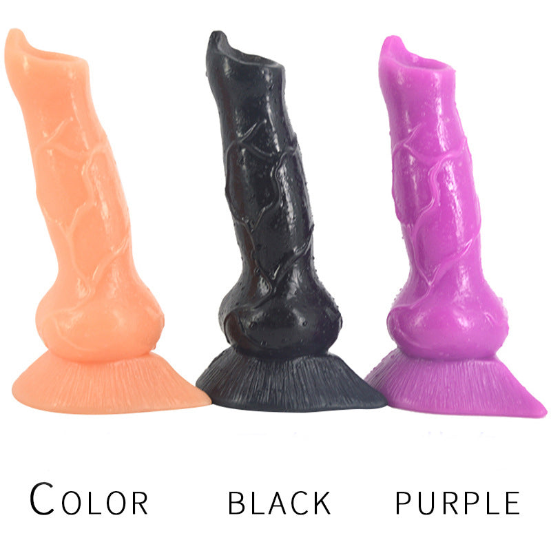 Black Strap On Dog Dildo For Beginners