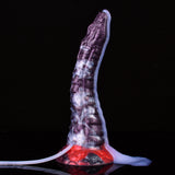 Load image into Gallery viewer, Dark Purple Dragon Squirting Fantasy Dildo