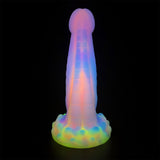 Load image into Gallery viewer, Soft Silicone Light up Fantasy Anal Dildo