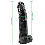 Load image into Gallery viewer, huge black dildo 12 inch Giant