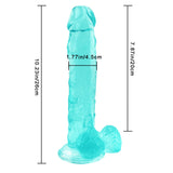 Load image into Gallery viewer, 10 inch green dildo