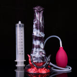 Load image into Gallery viewer, Ejaculation Dragon Demon Horn Silicone Fantasy Dildo