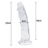 Load image into Gallery viewer, 8 Inch Jelly Dildo