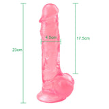 Load image into Gallery viewer, 9 Inch pink dildo