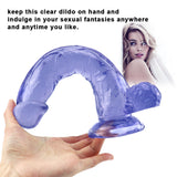 Load image into Gallery viewer, Rubber Dildo 10 inch blue