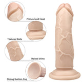 Load image into Gallery viewer, 6-inch skin-colored dildo