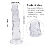 Load image into Gallery viewer, 8 Inch Jelly Dildo