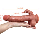 Load image into Gallery viewer, Flesh with Stimulation Feature Realistic Dildo