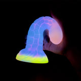 Load image into Gallery viewer, Glow In The Dark Creature Anal Dildo