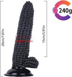 Load image into Gallery viewer, Black Corn Dildo Disguised Anal