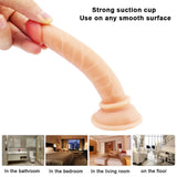 Load image into Gallery viewer, 6 inch dildo Small flesh-colored