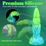 Load image into Gallery viewer, Glow in the dark Tentacle Dildo