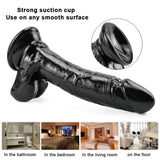 Load image into Gallery viewer, 8 inch black dildo