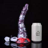 Load image into Gallery viewer, Dark Purple Dragon Squirting Fantasy Dildo