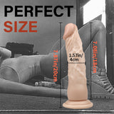 Load image into Gallery viewer, 8 Inch super straight skin color dildo