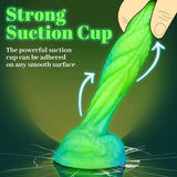 Load image into Gallery viewer, Glow in the dark Tentacle Dildo