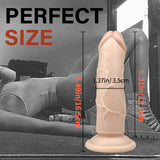 Load image into Gallery viewer, 6-inch skin-colored dildo