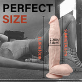 Load image into Gallery viewer, Big coarse skin color dildo