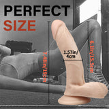 Load image into Gallery viewer, 7 inch skin color male dildo