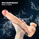 Load image into Gallery viewer, 10 inch flesh-colored dildo