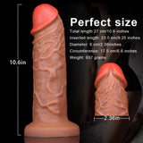 Load image into Gallery viewer, Red Glans Thick Big Silicone Realistic Dildo