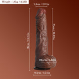 Load image into Gallery viewer, King Cock Dildos 14 inch Brown