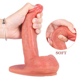 Load image into Gallery viewer, Slim Pink Flesh Suction Cup Realistic Dildo