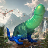 Load image into Gallery viewer, Dinosaur Dildo Fantasy 10 Inch