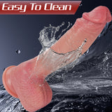 Load image into Gallery viewer, Big Vibrating Dildo 10 inch Thrusting