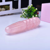 Load image into Gallery viewer, Four ring pink crystal dildo