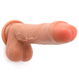 Load image into Gallery viewer, Foreskin Penis 9 inch Realistic Vibrator Dildo