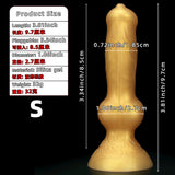 Load image into Gallery viewer, Small Yellow Dog Dildo Anal Toy