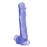 Load image into Gallery viewer, Rubber Dildo 10 inch blue