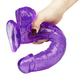 Load image into Gallery viewer, 10 inch purple dildo