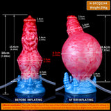 Load image into Gallery viewer, 2-in-1 Inflatable Ejaculating Dildo Dildo