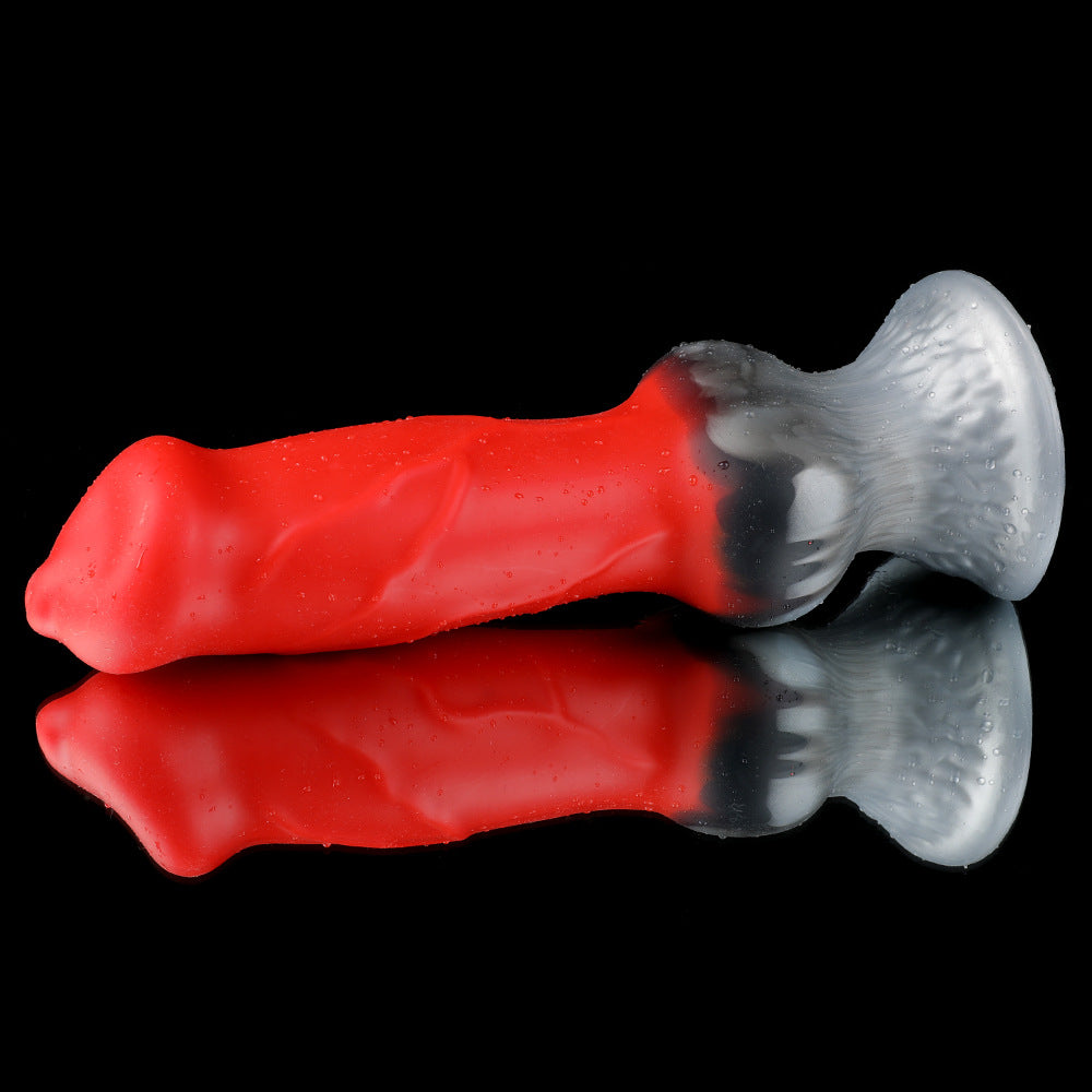 Hell Wolf Knotted Silicone Dildo