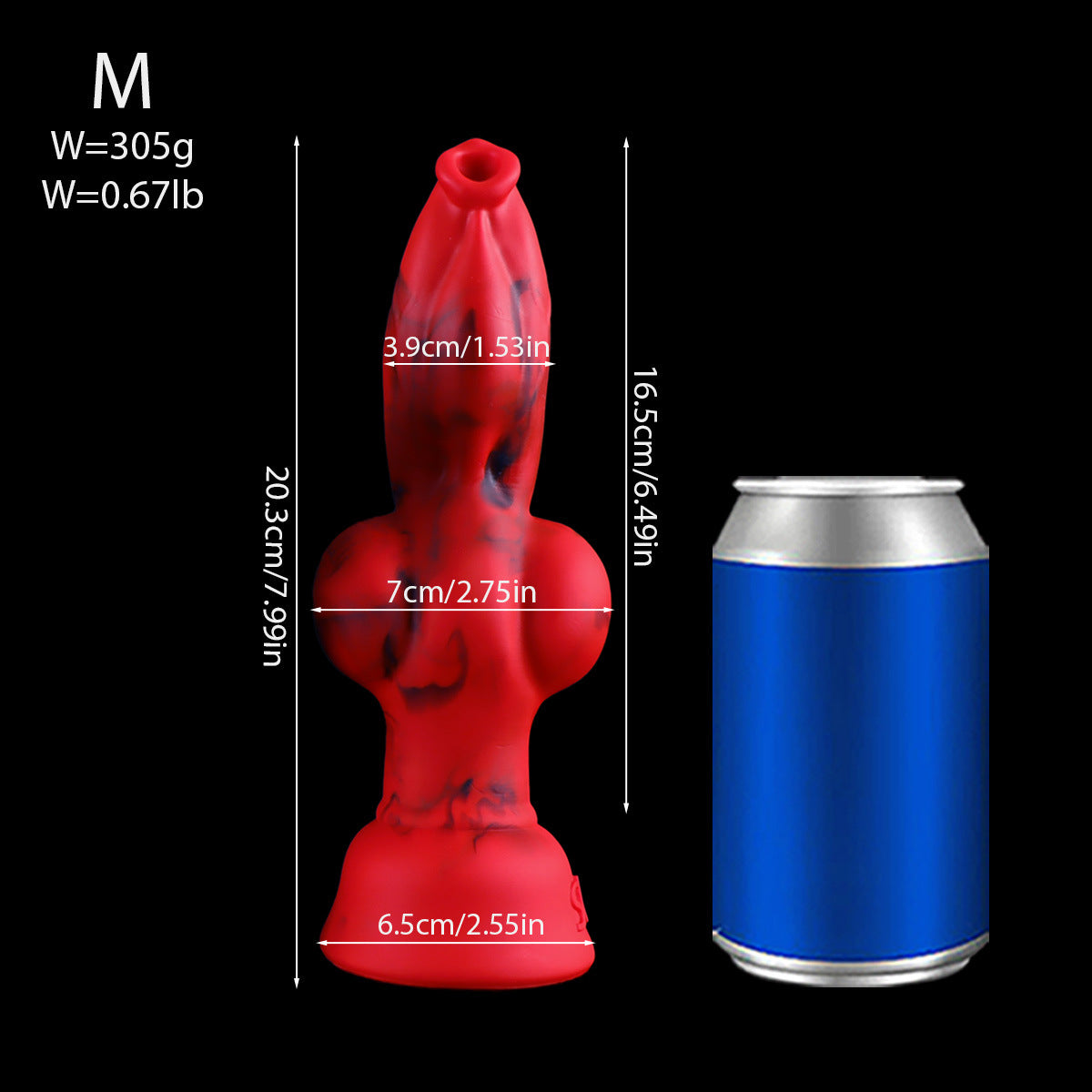 Soft Multi-Size Fantasy Werewolf Dildo