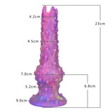 Load image into Gallery viewer, Luminous Silicone Ovipositor Dildo with Airbag Boost