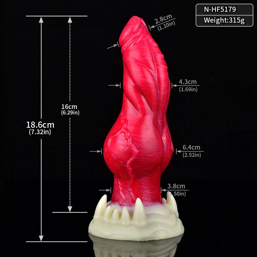 Wolf 7 Inch Knot Dildo